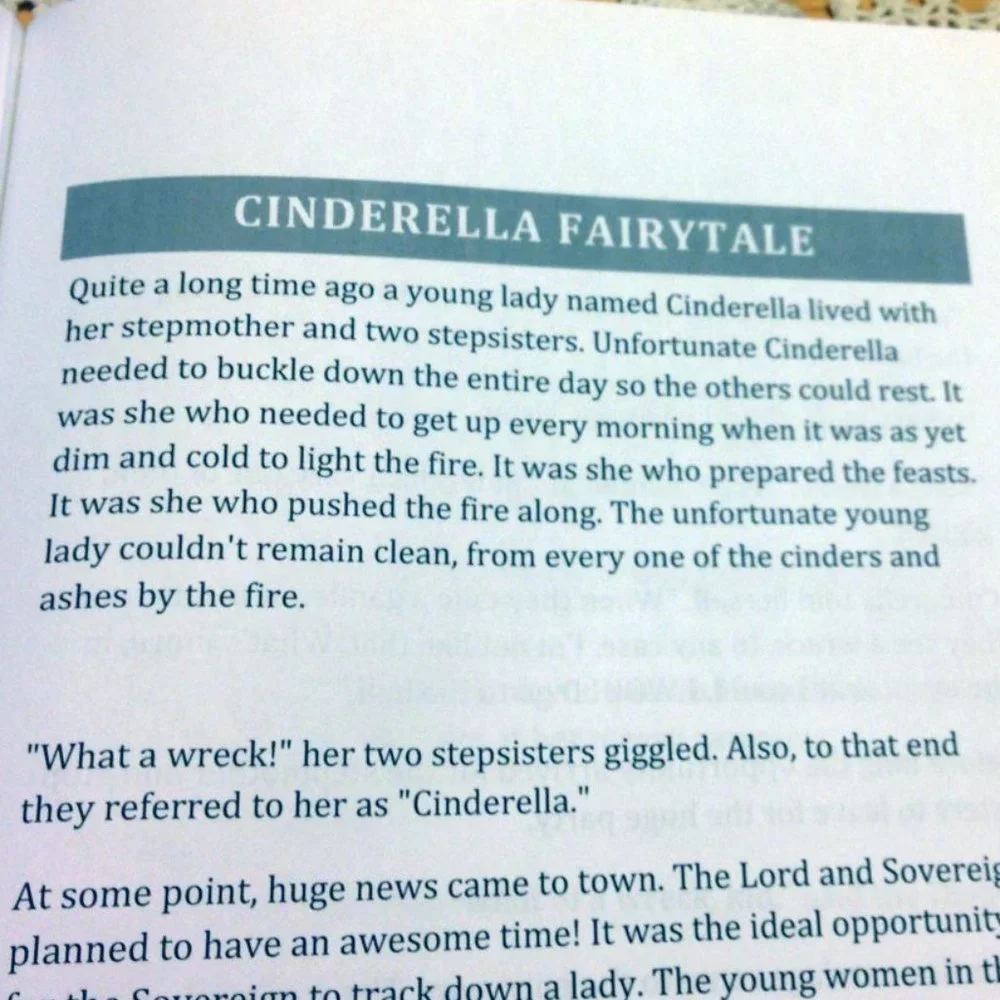 Book Sale! 3 for $10! Bedtime Stories for kids, retelling Cinderella, Snow White